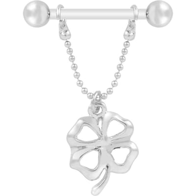Geometrische Klavertje Vier Hanger Tepelring Kralenketting Piercing Body Sieraden