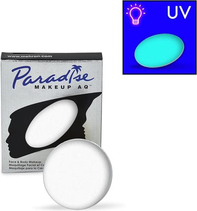 Mehron - Paradise AQ Schmink op Waterbasis Neon/Glow in the Dark - Dark Matter - Transparant - 7 gram