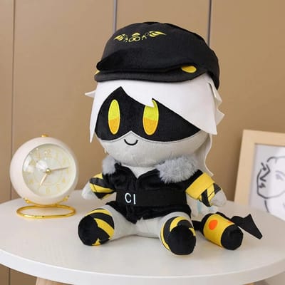 25CM MOORDDRONES Pluche Speelgoed Schattig Zacht Poppetje Cartoon Animatie Cadeau voor Kinderen Jongens Kerstmis white