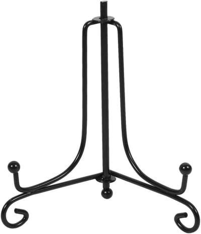 Stijlvolle ijzeren standaard voor borden, boeken en kunstwerken - 4" tot 12" verstelbaar, perfect voor decoratie en presentatie