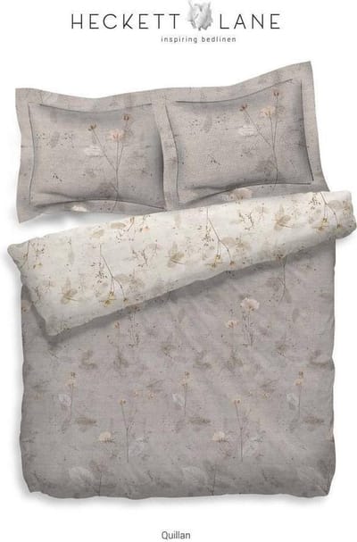 Heckett & Lane Quillan Dekbedovertrek - Tweepersoons - 200x200/220 cm - Natural