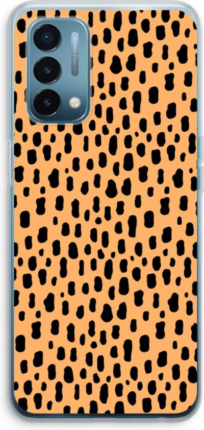 Case Company® - Hoesje geschikt voor OnePlus Nord N200 5G hoesje - Panter - Soft Cover Telefoonhoesje - Bescherming aan alle Kanten en Schermrand