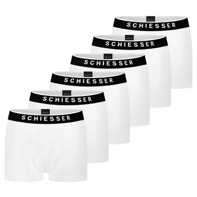 Schiesser Heren Shorts / Pants 6er Pack - 95/5 - Cotton