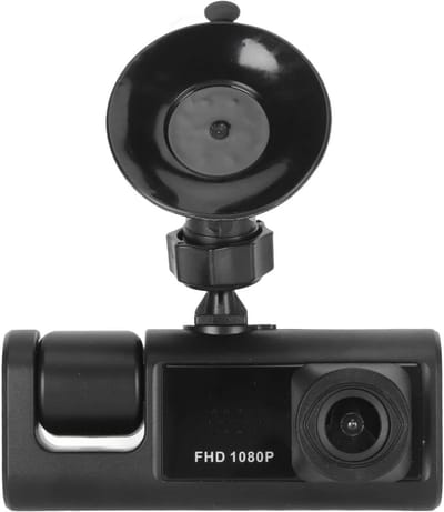 3 Kanaals Dashcam Auto Recorder met Voor-, Achter- en Interieurcamera en Nachtzicht