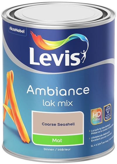 Levis - Ambiance Lak Mat Mix - Coarse Seashell - Mengverf - 1 L