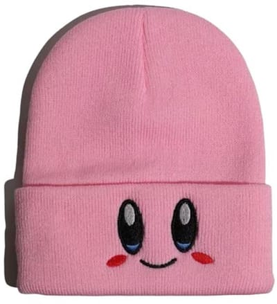 Schattige Cartoon Gehaakte Beanie Wintermuts voor Dames en Heren - Zacht en Warm (Roze)