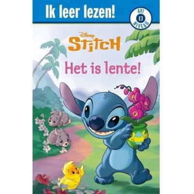 Disney Ik leer lezen! Stitch - Het is lente! Geluidenboeken Kleurboeken Voorleesboeken