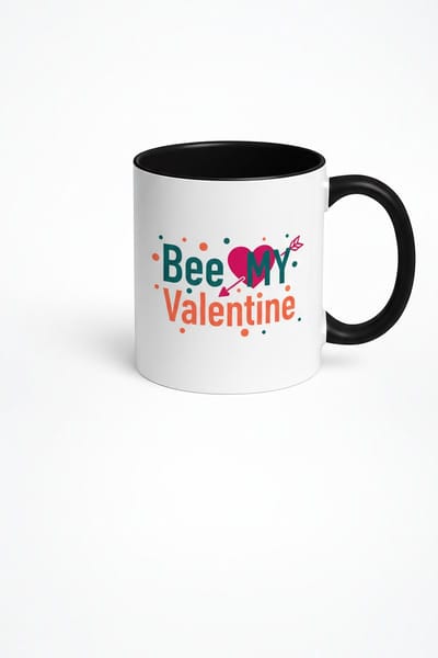 Valentijn Mok 'Bee MY Valentine' | Romantisch Cadeau voor Valentijnsdag