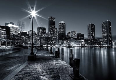 Fotobehang City Skyline | XL - 208cm x 146cm | 130g/m2 Vlies