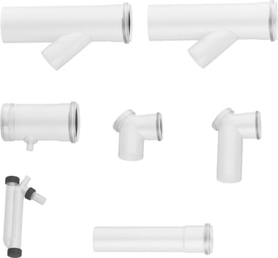 Bosch rookgas toebehoren FC-Set125-B23 Grondbouwset Kask. B23P 125mm, CO-Sensor, 7738113659
