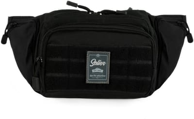 Solier SV28 Cravo tactische heuptas – robuuste outdoor heuptas met MOLLE-systeem, zwart