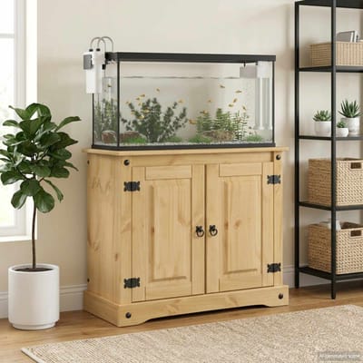 vidaXL - Aquarium - Stand - CORONA - Bruin - 81,5 - x - 37 - x - 73 - cm - 250 - kg