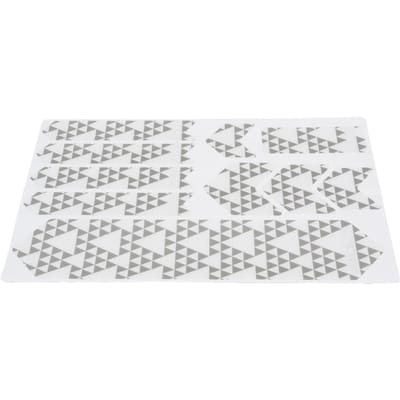 1 Set Fietsframe Beschermtape Krasbestendig Waterdicht Beschermfolie Mountainbike Framebeschermer Rasterpatroon white