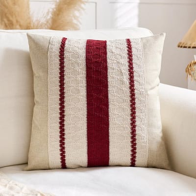 Oreiller Style Bohème Ethnique Coton et Lin Style Oreiller Salon Canapé Oreiller Rétro Wabi Savanna Coussin de Chevet Housse d'Oreiller 45x45-single pillowcase