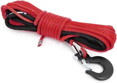 Winch Touw - Synthetisch Touw - Voertuig Herstel - Hoge Sterkte Gewicht - 15 Meter - Rood