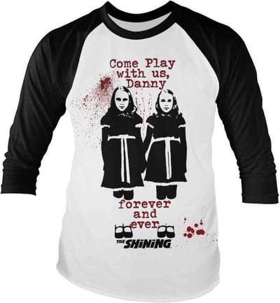 The Shining Raglan top -S- Come Play Wit/Zwart