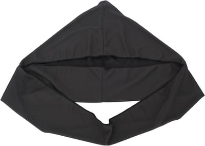 U-vormige koelhanddoek - Verkoelende nekdoek - Warmtebestrijding - Direct verkoelend effect - 16 x 3 cm - Zwart