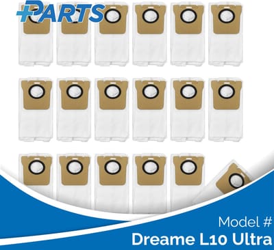 Dreame L10 Ultra Stofzakken (18 Stuks, Plus.Parts® alternatief voor RDB3)
