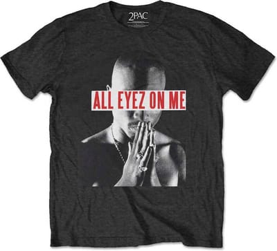 Tupac - Eyez On Me Heren T-shirt - M - Zwart