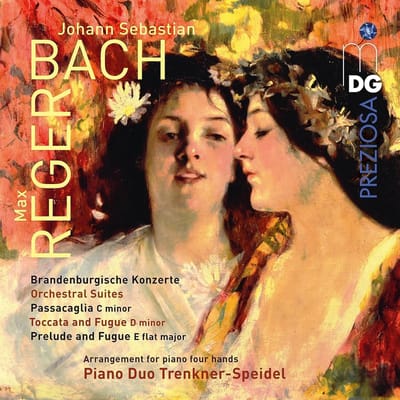 Evelinde Trenkner & Sontraud Speidel - J. S. Bach (Arr. Max Reger): Brandenburgische Konzerte | Orchestral Suites | Passacaglia C Minor | Toccata And Fugue D Minor | Prelude And Fugue E Flat Major (4 CD)