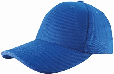 Benza luxe canvas sandwich Baseballcap - Kobaltblauw