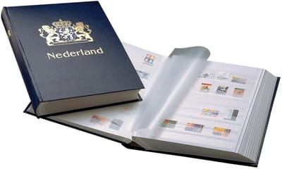 Postzegel insteekboek G met landswapen Nederland (DAVO)
