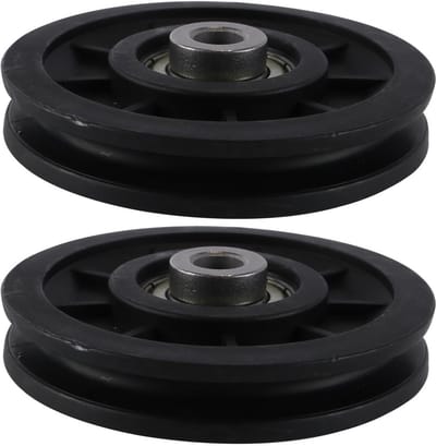 Dailygoods - 2-Pack Robuuste Fitness Katrollen met 10 mm Binnendiameter