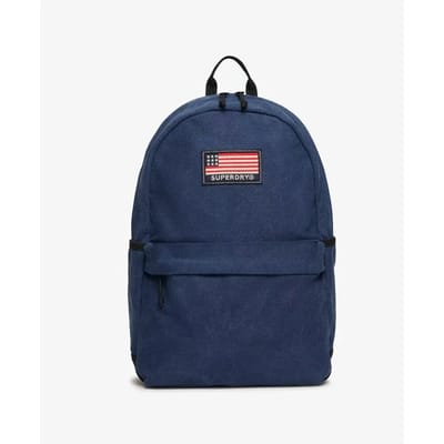 Superdry Workwear Montana Rugzak van Canvas Blauw Grootte: 1SIZE