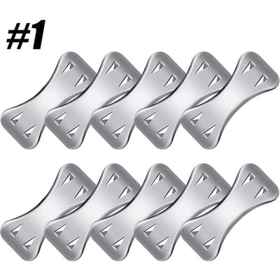 50/70 Stuks/Set Elastische Verbandclips Verbandwikkelclips Stretch Metalen Clips Vervangbare Wikkelclips voor Diverse Soorten Verbanden 50Pcs gray