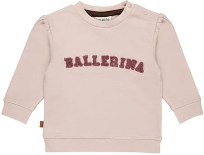 Frogs and Dogs - Ballerina Baby Sweater | Sepia Rose - Katoen - Maat 50/56