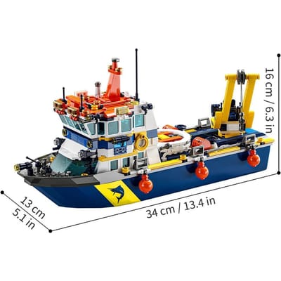 Stedelijk gebied Hoge Kwaliteit Oceaan Hoge Kwaliteit Ontdekkingsreiziger Hoge Kwaliteit Schip Hoge Kwaliteit Gebouw Hoge Kwaliteit Set, Leuk Hoge Kwaliteit Speelgoed Hoge Kwaliteit bagged gray