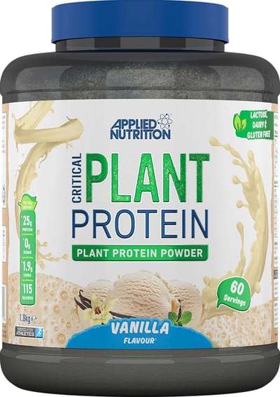 Applied Nutrition Critical Plant (1800g) Vanilla - Eiwitten - Veganistisch eiwit