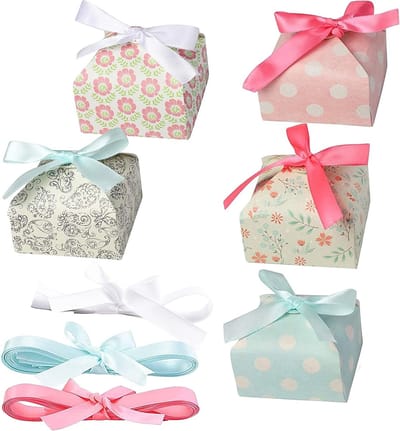 25 Kleine Cadeauboxen met Lint voor Feestjes, Verjaardagen en Bruiloften - Decoratieve Dozen voor Snoep en Geschenken