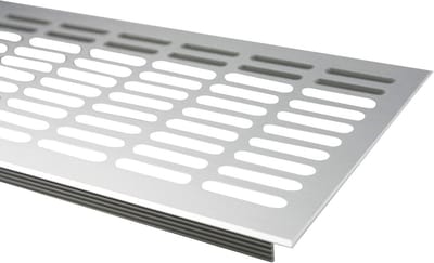 Aluminium Ventilatie Rooster 130mm Breed Zilver 300mm Lang