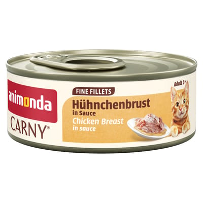 24x60g Animonda Carny Adult in saus Kipfilet Voordeelpakket nat kattenvoer