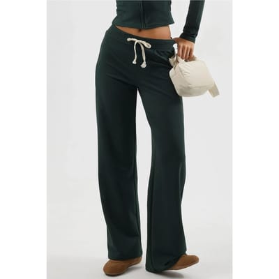 Rechttapsgewijze Sweatpants met Koordjes