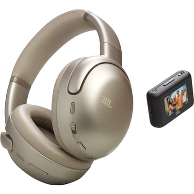 JBL Tour One M3 Tx - Draadloze Noise Cancelling Koptelefoon met Smart Tx Adapter - Bluetooth - Over-ear - 70 uur batterij - Mocca/Beige