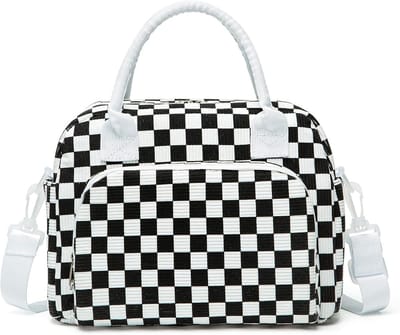 Kleine koeltas voor vrouwen en mannen, 12 liter, grote lunchtas, geïsoleerd, verstelbare schouderbanden, opvouwbare mini-koeltas, klein, voor heren en dames, isolatietassen voor werk, picknick