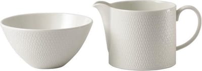 Wedgwood - Gio Melk & Suiker Set - Wit