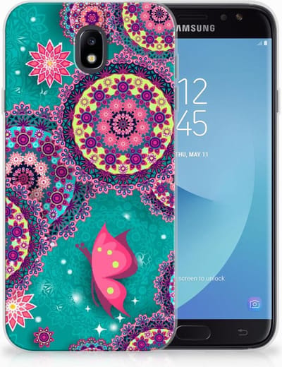 Samsung Galaxy J7 2017 | J7 Pro Hoesje maken Cirkels en Vlinders