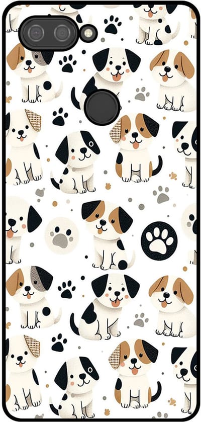 Smartphonica Telefoonhoesje Geschikt voor Xiaomi Mi 8 Lite met honden opdruk - TPU backcover case dog design geschikt voor Xiaomi Mi 8 Lite