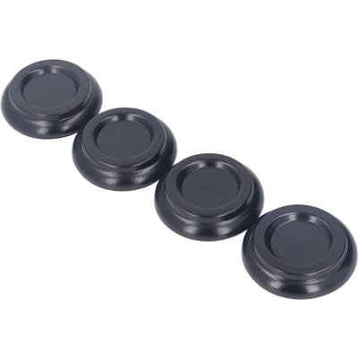 4 STUKS Piano Vloerbeschermer Anti-Vibratie Klein Formaat Anti-Slip Piano Zwenkwielbekers Vloerbeschermer Zwart
