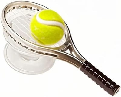 Vouwbare Telefoonringhouder met Tennisracket Design - Universele Grip voor Smartphones en Tablets, Stabiele Stand en Handige Accessoire
