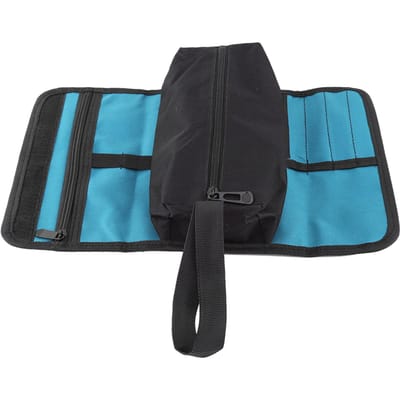 Sacoche à outils pliante professionnelle pour électriciens, porte-outils, sac à rouler, organisateur pratique