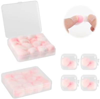 Mouldable Wax Earplugs for Noise Reduction and Swimming - 20 Pairs