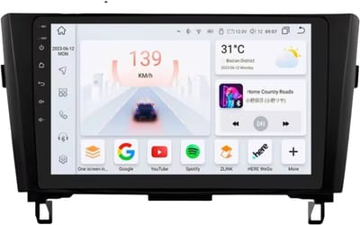 Autoradio met bluetooth - Carplay - Voor Nissan Qashqai 2 & X-Trail T32 (2013-2017) - Geschikt voor Apple en Android - Stereo - Navigatie - Navigatiesysteem auto - 4GB 32GB