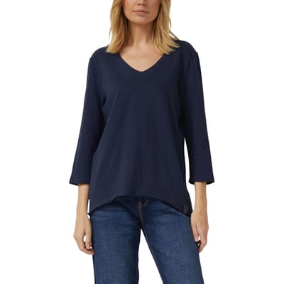 s.Oliver T-shirts Marine Maat: 34 | Longsleeves Outlet | Dames | Blauw
