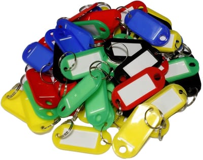 Verotech - Ringen met Label - 10 stuks - Kleur: Meerkleurig