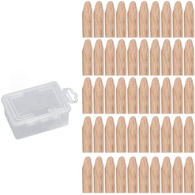 Houtpluggen Set - Zakgatstops - Houtbewerking Projecten - Duurzaam Houtmateriaal - 50 Stuks