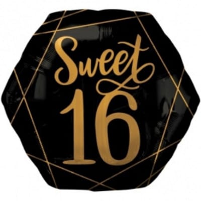 Folieballon Sweet 16 58cm